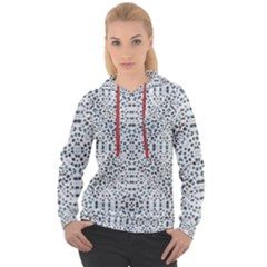 Dots Motif Geometric Print Design Women s Overhead Hoodie by dflcprintsclothing