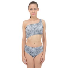 Dots Motif Geometric Print Design Spliced Up Two Piece Swimsuit by dflcprintsclothing