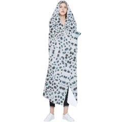 Dots Motif Geometric Print Design Wearable Blanket by dflcprintsclothing