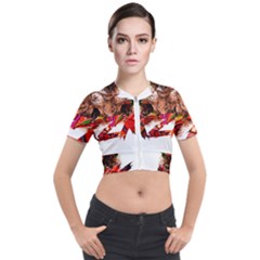 Xzk8 Short Sleeve Cropped Jacket