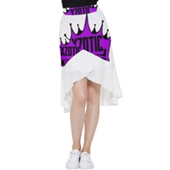 Xzk4 Frill Hi Low Chiffon Skirt