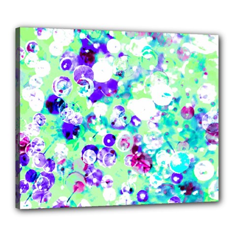 Sequins And Pins Canvas 24  X 20  (stretched) by essentialimage