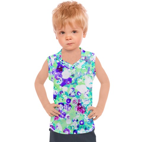 Sequins And Pins Kids  Sport Tank Top by essentialimage