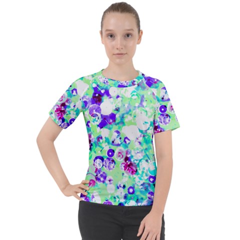 Sequins And Pins Women s Sport Raglan Tee by essentialimage