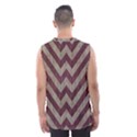 Vintage Grunge Geometric Chevron Pattern Men s Basketball Tank Top View2