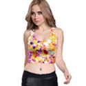 Summer Sequins Racer Back Crop Top View1