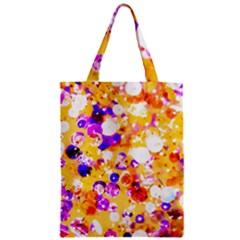 Summer Sequins Zipper Classic Tote Bag