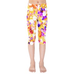 Summer Sequins Kids  Capri Leggings  by essentialimage