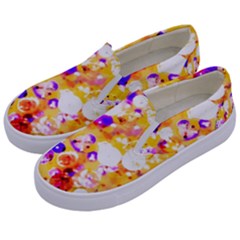 Summer Sequins Kids  Canvas Slip Ons by essentialimage