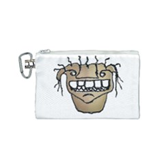 Sketchy Monster Head Drawing Canvas Cosmetic Bag (small) by dflcprintsclothing