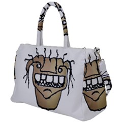 Sketchy Monster Head Drawing Duffel Travel Bag by dflcprintsclothing