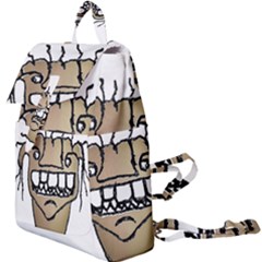 Sketchy Monster Head Drawing Buckle Everyday Backpack by dflcprintsclothing