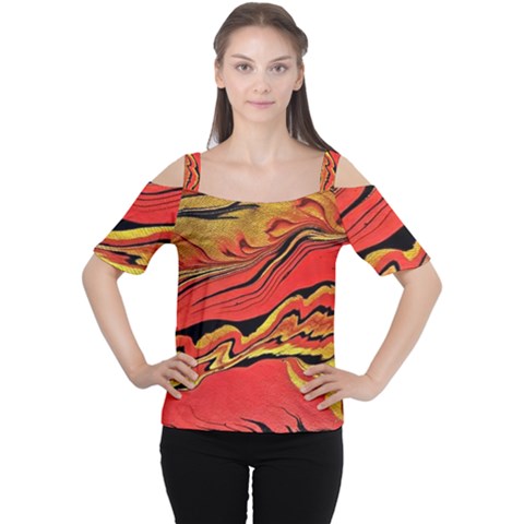 Warrior s Spirit Cutout Shoulder Tee by BrenZenCreations