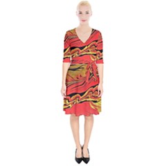 Warrior s Spirit Wrap Up Cocktail Dress