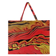 Warrior s Spirit Zipper Large Tote Bag by BrenZenCreations