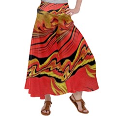 Warrior s Spirit Satin Palazzo Pants by BrenZenCreations