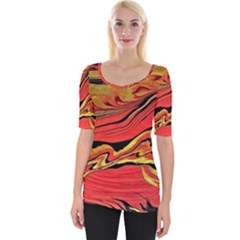 Warrior s Spirit Wide Neckline Tee