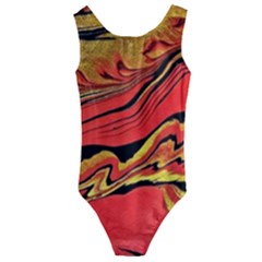 Warrior s Spirit Kids  Cut-out Back One Piece Swimsuit