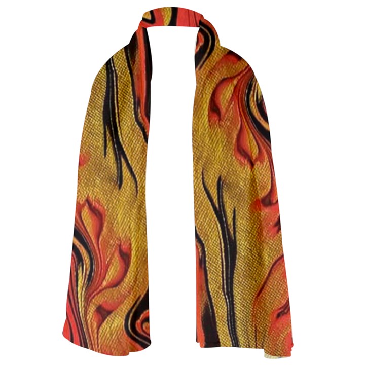 Warrior s Spirit Long Sheer Chiffon Scarf 