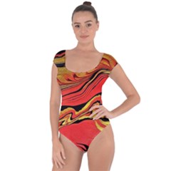 Warrior s Spirit Short Sleeve Leotard  by BrenZenCreations