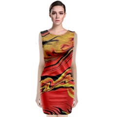 Warrior s Spirit Classic Sleeveless Midi Dress by BrenZenCreations