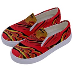 Warrior s Spirit Kids  Canvas Slip Ons by BrenZenCreations