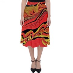 Warrior s Spirit Classic Midi Skirt by BrenZenCreations