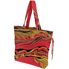 Warrior s Spirit Drawstring Tote Bag by BrenZenCreations