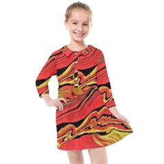 Warrior s Spirit Kids  Quarter Sleeve Shirt Dress by BrenZenCreations