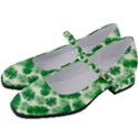 Tropical Leaf Pattern Women s Mary Jane Shoes View2