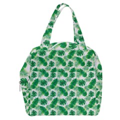 Tropical Leaf Pattern Boxy Hand Bag