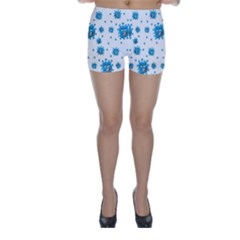 Illustrations Virus Corona Covid Infection Skinny Shorts by Dutashop