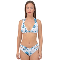 Illustrations Virus Corona Covid Infection Double Strap Halter Bikini Set