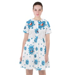 Illustrations Virus Corona Covid Infection Sailor Dress