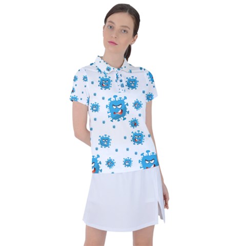 Illustrations Virus Corona Covid Infection Women s Polo Tee by Dutashop