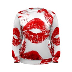 Red Lipsticks Lips Make Up Makeup Women s Sweatshirt by Dutashop