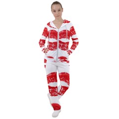 Red Lipsticks Lips Make Up Makeup Women s Tracksuit