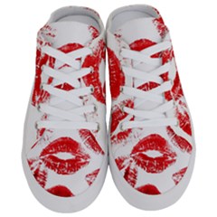 Red Lipsticks Lips Make Up Makeup Half Slippers by Dutashop