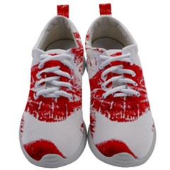 Red Lipsticks Lips Make Up Makeup Mens Athletic Shoes by Dutashop