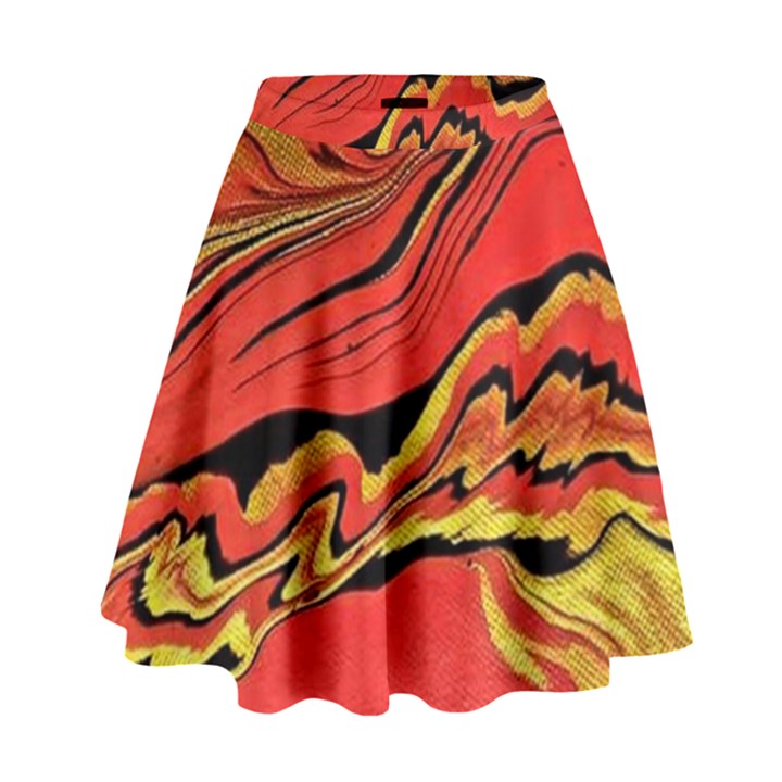 Warrior s Spirit  High Waist Skirt