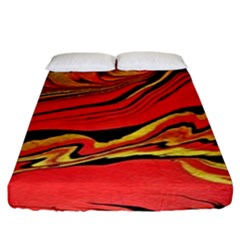 Warrior s Spirit  Fitted Sheet (king Size) by BrenZenCreations