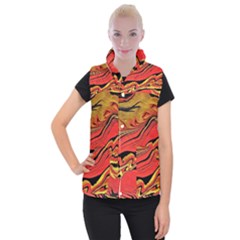 Warrior s Spirit  Women s Button Up Vest by BrenZenCreations