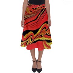 Warrior s Spirit  Perfect Length Midi Skirt by BrenZenCreations