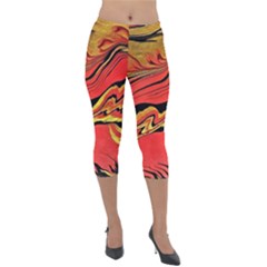 Warrior s Spirit  Lightweight Velour Capri Leggings 