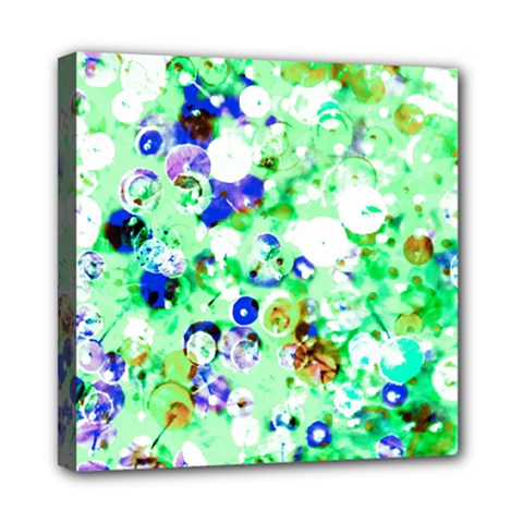 Summer Sequins Mini Canvas 8  X 8  (stretched) by essentialimage