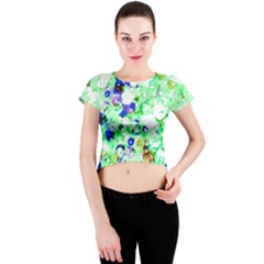 Summer Sequins Crew Neck Crop Top by essentialimage