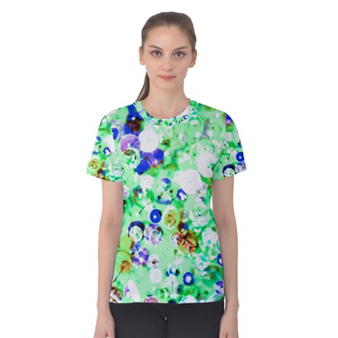 Summer Sequins Women s Cotton Tee by essentialimage