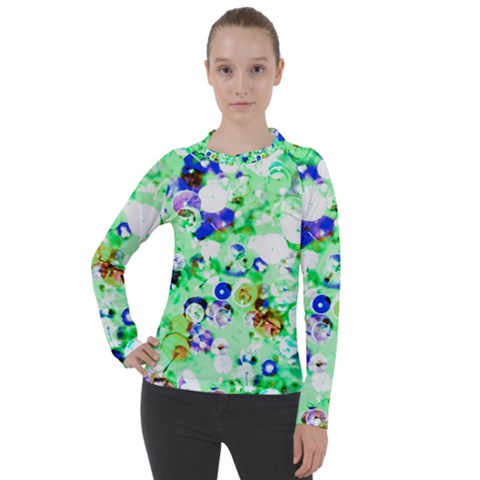 Summer Sequins Women s Pique Long Sleeve Tee by essentialimage