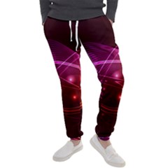 Colorful Arcs In Neon Light, Graphic Art Men s Jogger Sweatpants by picsaspassion