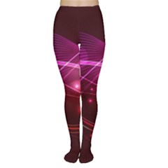 Colorful Arcs In Neon Light, Graphic Art Tights